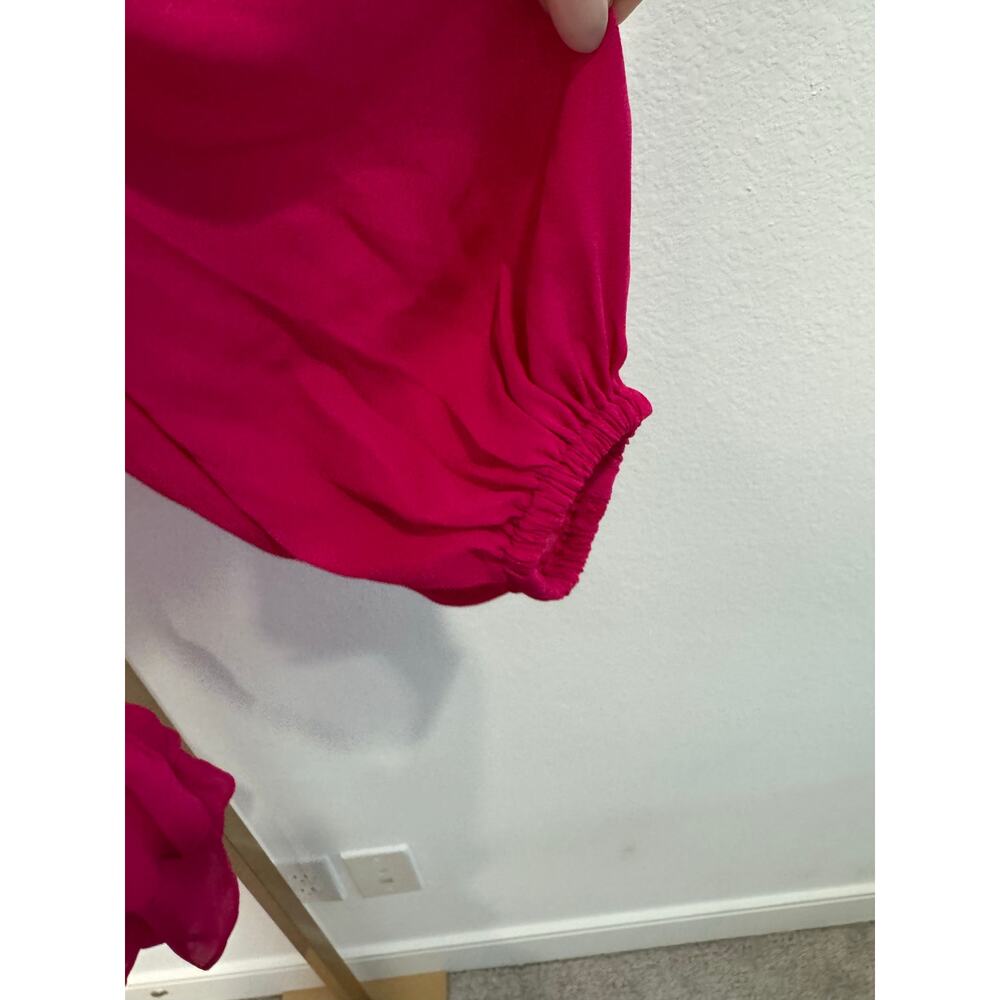 Krisa | One-Shoulder Ruffle Mini Dress - Picture 9 of 9
